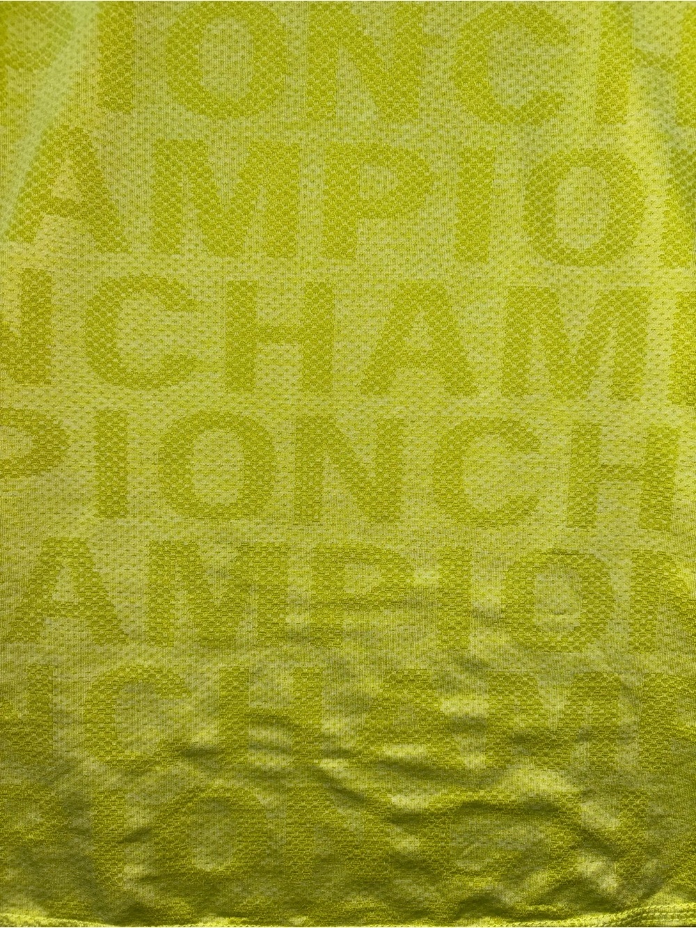 Champion Neon Yellow Racerback Workout Tank Top Size Small - Picture 2 of 4